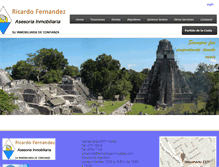 Tablet Screenshot of fernandezinmuebles.com